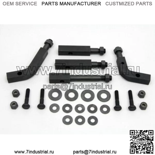 Реплика комплекта кронштейна для крепления подножки Parkerized Harley EL FL Knucklehead Panhead (для: Harley-Davidson)
