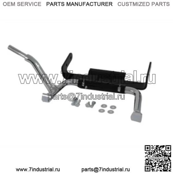 Регулируемая хромированная центральная подставка V-Twin OEM 98959-08 Harley Softail FLST 08+ (Для: Harley-Davidson)