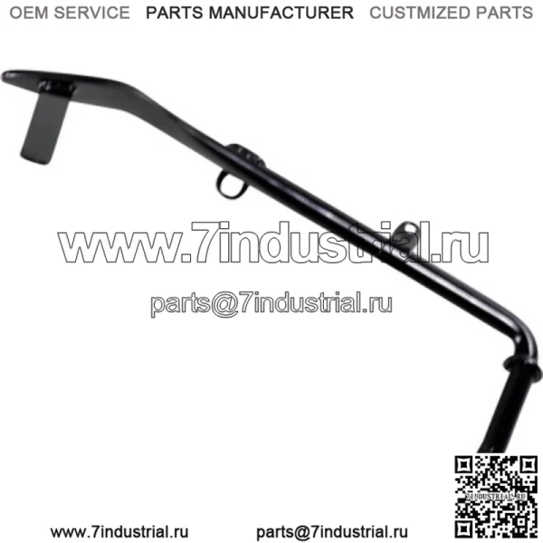 Gloss Black 10,5" 1" с подставкой Harley Touring Bagger 07-20 (Для: Harley-Davidson)
