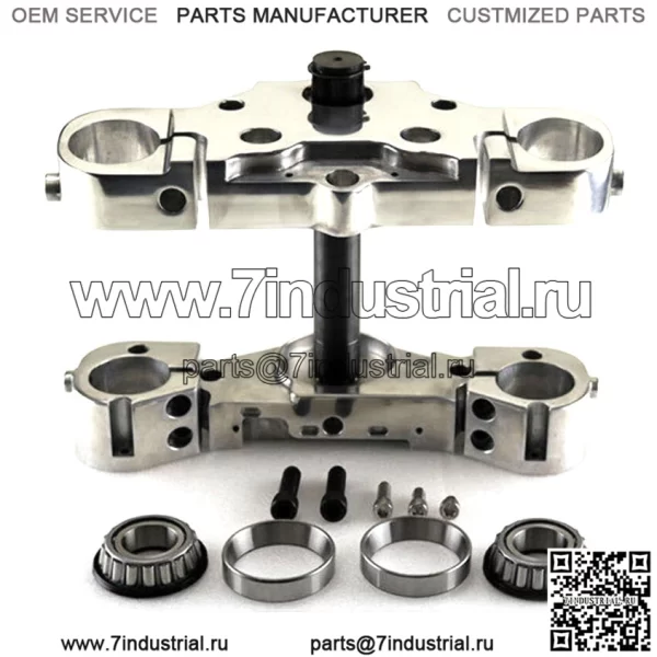 Ultima 6 Degree Raked Triple Trees 21-дюймовые 23-колесные Harley Touring Bagger 14-17 (Для: Harley-Davidson)
