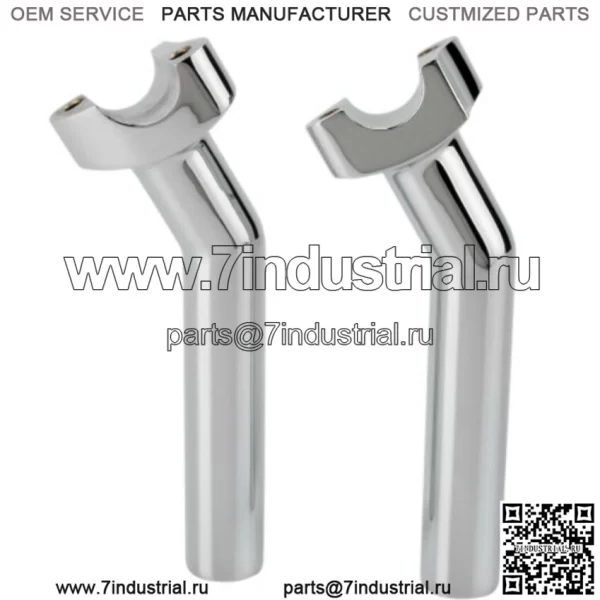 Хромированные стойки  6 1/2 дюйма на руле Harley Dyna Softail XL (для: Harley-Davidson)