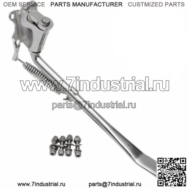 Комплект хромированной подставки Jiffy Stand в сборе 89-99 Harley Softail 50087-89A (Для: Harley-Davidson)