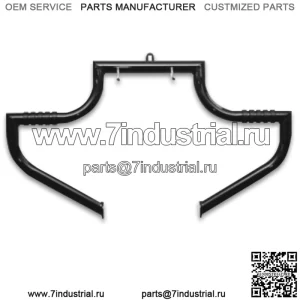 Защита двигателя Lindby 1,5" Black Magnumbar Highway Crash Bar 97-17 Harley Touring (Для: Harley-Davidson)