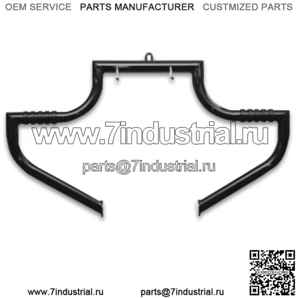 Защита двигателя Lindby 1,5" Black Magnumbar Highway Crash Bar 97-17 Harley Touring (Для: Harley-Davidson)