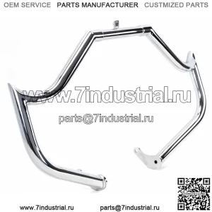 Защитная дуга двигателя Bad Dad 975 с хромированными наконечниками Harley Softail FLST FLS 00-17 (Для: Harley-Davidson)