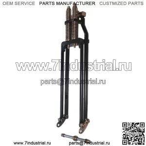 Передняя часть Harley Bobber Chopper Softail, черная медь, латунь, 2 дюйма, черная медь, латунь (для: Harley-Davidson)