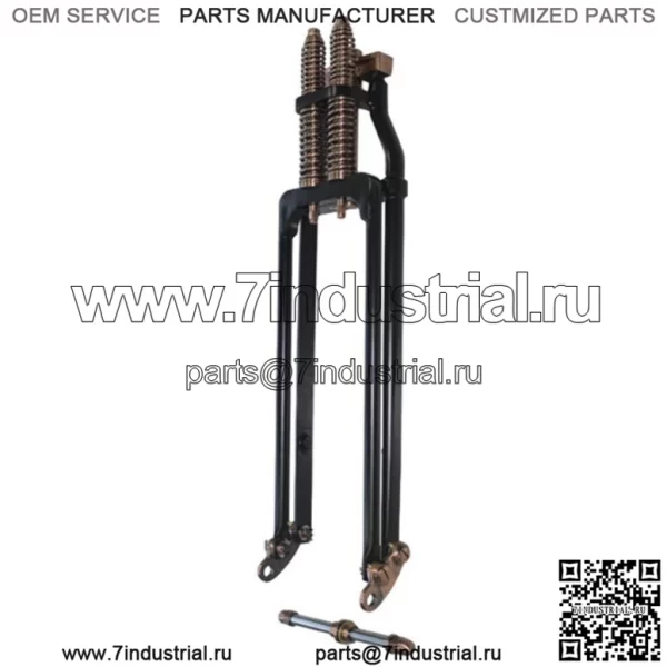 Передняя часть Harley Bobber Chopper Softail, черная медь, латунь, 2 дюйма, черная медь, латунь (для: Harley-Davidson)