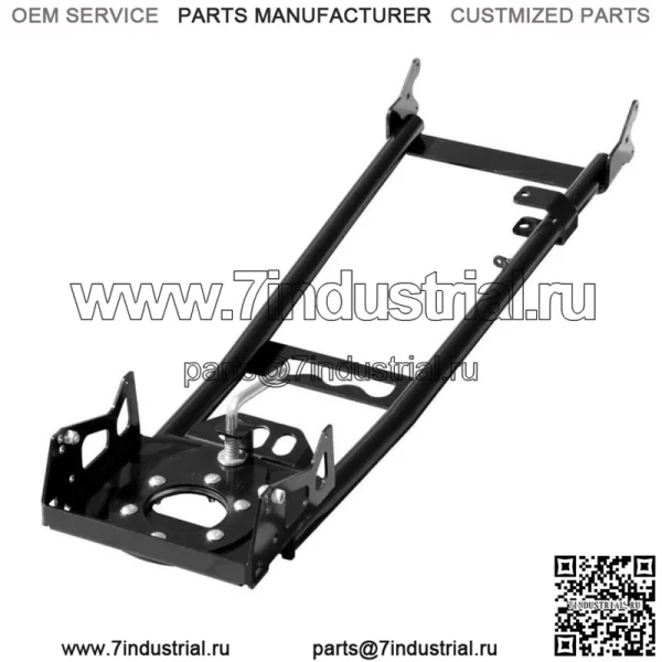 Комплект снегоочистителя для квадроцикла 48 дюймов Combo Honda Foreman 400 1995-02 Foreman 450 1998-04 - Image 3