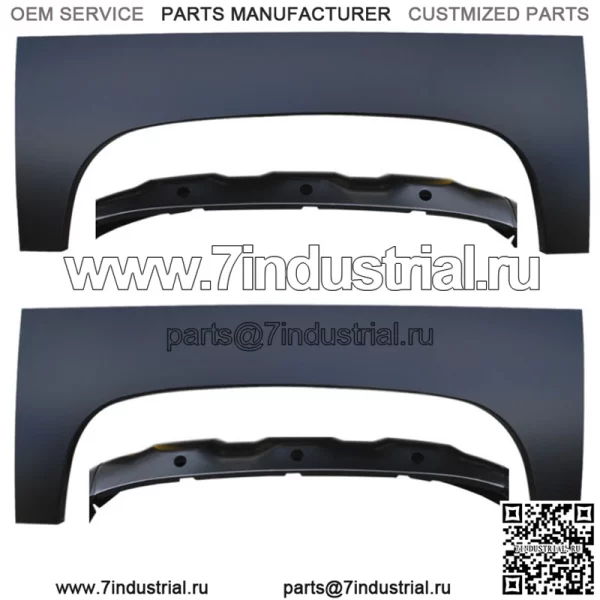 Левая правая 2007-2013 Chevy Silverado Верхние задние колесные арки Наружные колесные арки (Для: более одного автомобиля)