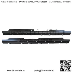 Левая правая сторона 2007-2013 Chevy Gmc Pickup с накладными рокерными панелями, 4-д. кабина экипажа (для: более одного автомобиля)