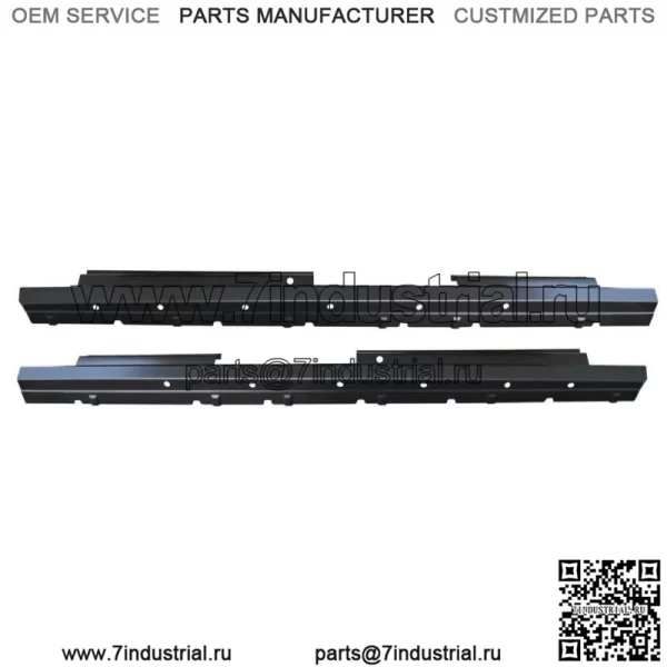 Левая правая сторона 2007-2013 Chevy Gmc Pickup с накладными рокерными панелями, 4-д. кабина экипажа (для: более одного автомобиля)