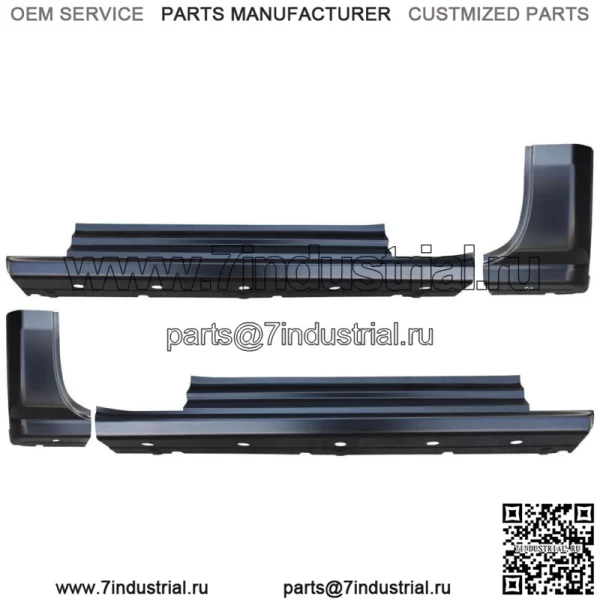 Левая правая сторона Chevy Gmc Pickup 2014-2018, съемные рокеры, углы кабины, 2 Dr Std Cab (для: более одного автомобиля)