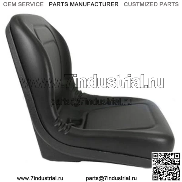 Черное виниловое сиденье подходит для мини-погрузчиков John Deere 125 240 250 260 270 313 315 - Image 4