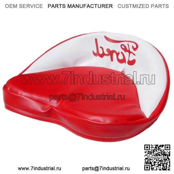 Мягкий чехол на сиденье, красный, белый, подходит для Ford 9n 2n 8n NAA Jubilee 601