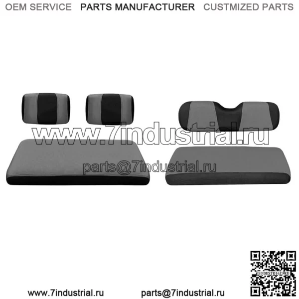 Чехлы на передние и задние сиденья гольф-кара для Yamaha G9 G16 G19 G22, Club Car DS до 2000 года