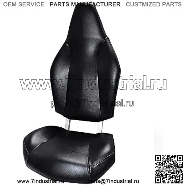 Комплект чехлов на сиденье, совместимый с Polaris RZR 570 800 900 2008 г. + черный