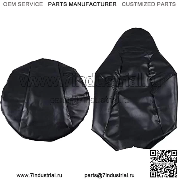 Комплект чехлов на сиденье, совместимый с Polaris RZR 570 800 900 2008 г. + черный - Image 2