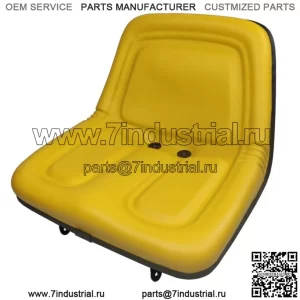 Сиденье для газонокосилки John Deere со стальным поддоном желтого цвета LX288 LX289 X300 X300R X304 X320