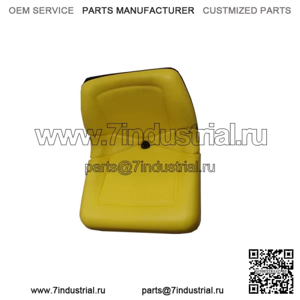 3010-0038 Желтое виниловое сиденье — подходит для John Deere 102, 105, 1200A, L100, L105 +