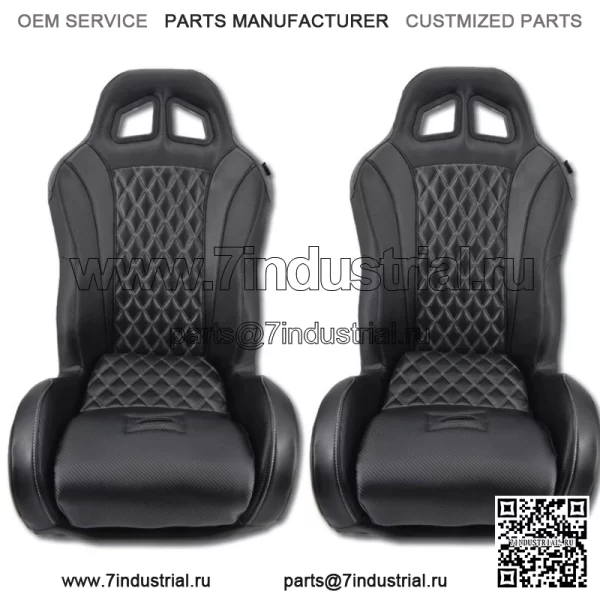 Набор из 2?сидений с черной подвеской и ромбовидной прошивкой CanAm Maverick X3 Turbo
