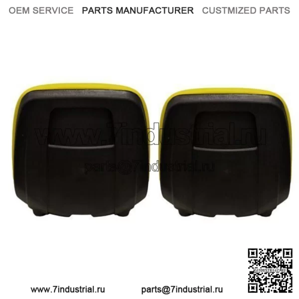 Пара желтых виниловых сидений John Deere Gator (2 шт.) подходят для Turf TX TXTurf Worksite и XUV - Image 3