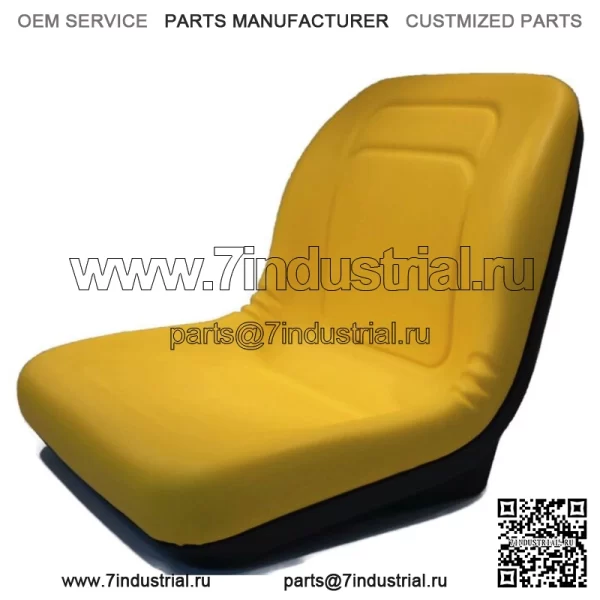 (2) Желтое сиденье с высокой спинкой подходит для John Deere Gator TX, Gator XUV, Gator 4x2 HPX, 4x4 - Image 4