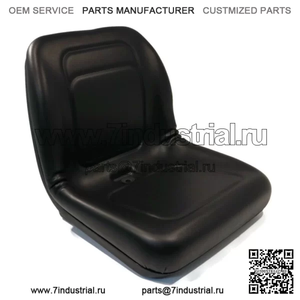 Черное сиденье с высокой спинкой для внедорожников John Deere TX Turf, TH 6x4, TE Gator - Image 4
