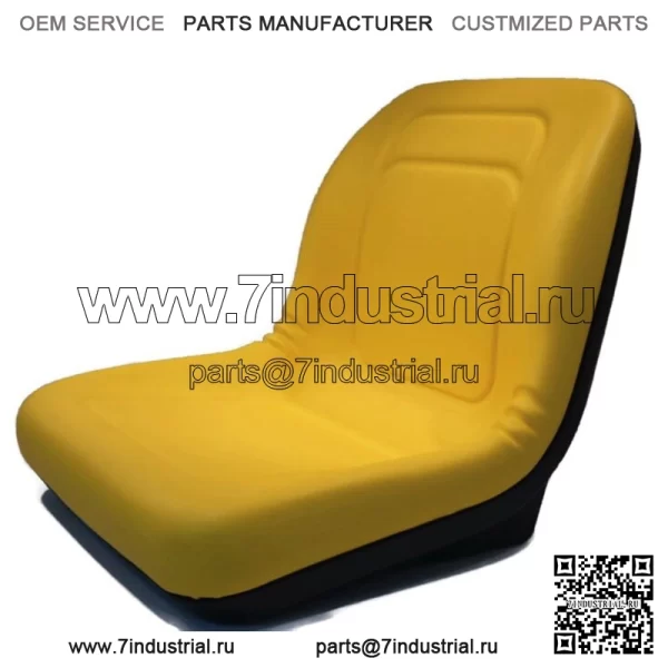 (4) Желтое сиденье с высокой спинкой подходит для John Deere Gator TX, Gator XUV, Gator 4x2 HPX, 4x4 - Image 4