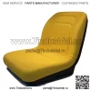 Желтое сиденье с высокой спинкой подходит для John Deere Gator TX, Gator XUV, Gator 4x2 HPX, 4x4