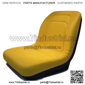 Желтое сиденье с высокой спинкой подходит для John Deere Gator TX, Gator XUV, Gator 4x2 HPX, 4x4