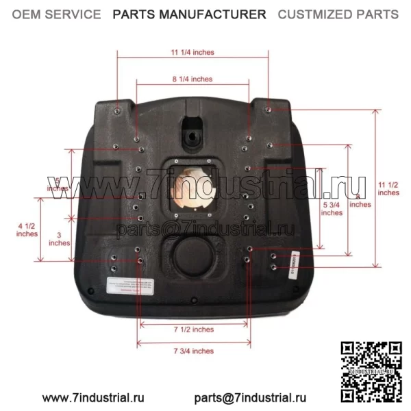 Серое сиденье с высокой спинкой подходит для John Deere Gators TX, TX Turf, TH 6x4, TE, XUV, Trail - Image 3