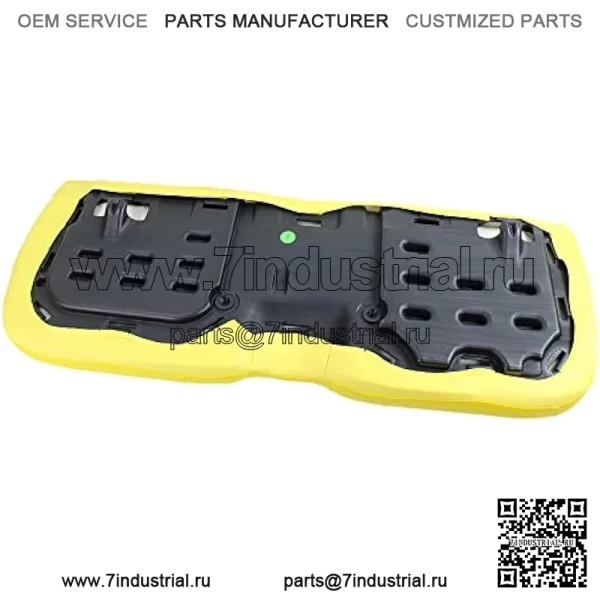 E-AM140624 Желтая нижняя подушка сиденья DirectFit для John Deere 4X2 HPX, 4X4 HPX, HPX615E, HPX815E, XUV625i, XUV825i, XUV855D, XUV825E, XUV825M, XUV855E, XUV855M Gators+ - Image 3