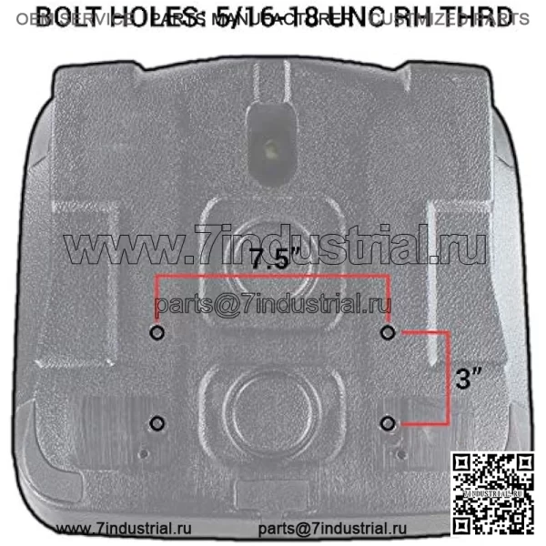 E-VG11696 Два сиденья для John Deere Gator (2шт) для XUV 850D, E GATOR, GATOR TURF, TE GATOR TURF ELECTRIC, TH TURF GATOR, TH 6X4 DIESEL GATOR, TX 4X2 GATOR, F735, F725, F710++ - Image 3