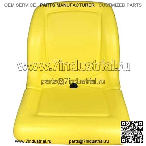 (2) Желтые откидные сиденья TRAC SEATS для John Deere Gator CX (серийный номер ниже 039 999) Для артикул: VGA10177 - Image 4