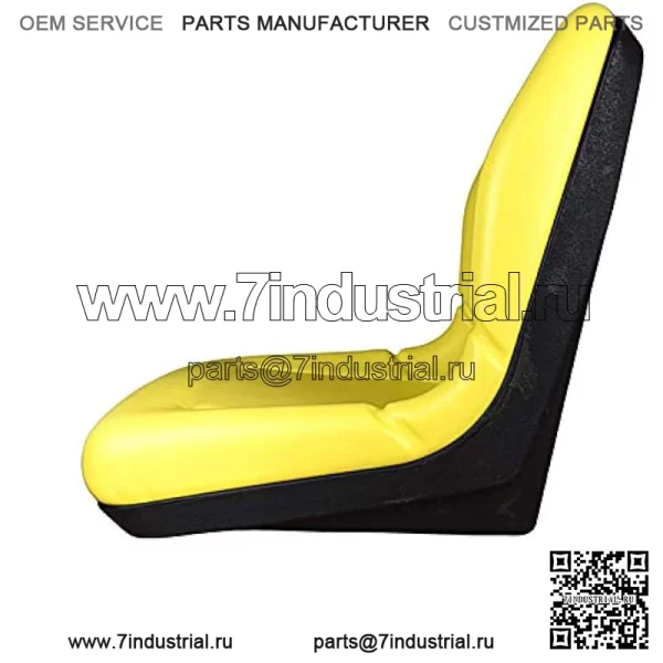 (2) Желтые откидные сиденья TRAC SEATS для John Deere Gator CX (серийный номер ниже 039 999) Для артикул: VGA10177 - Image 5