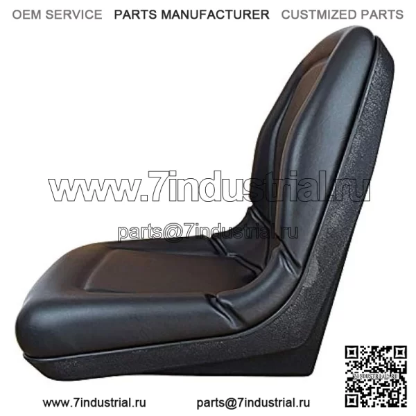 (2 места) Черное сиденье с высокой спинкой для John Deere Gator TX 4X2 TURF 4X2 HPX F725 VG11696 - Image 4
