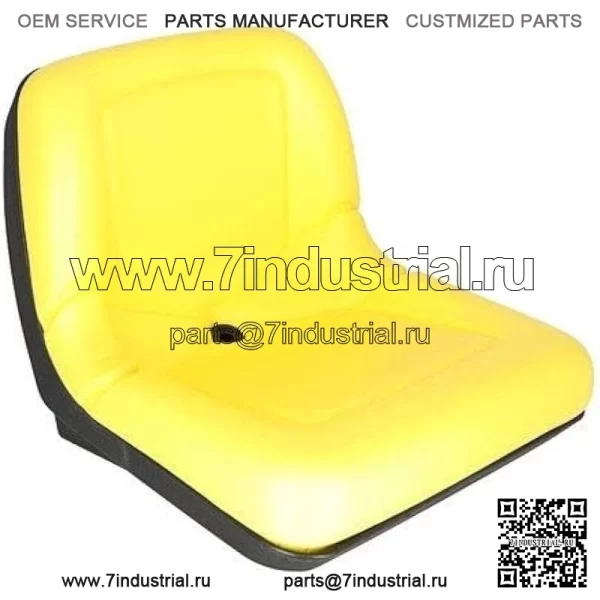 Ковшевидное сиденье — виниловый желтый, подходит для John Deere Gator TH 6x4 Gator HPX4x4 Gator Worksite Gator Trail HPX4x4 Gator Trail Gator XUV 620i Gator 4x2 Gator 6x4 Gator TX Turf