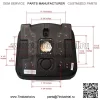 (2) Желтые сиденья с ВЫСОКОЙ спинкой для John Deere Gator XUV 620i, 850D, 550, 550 S4 UTV - Image 3