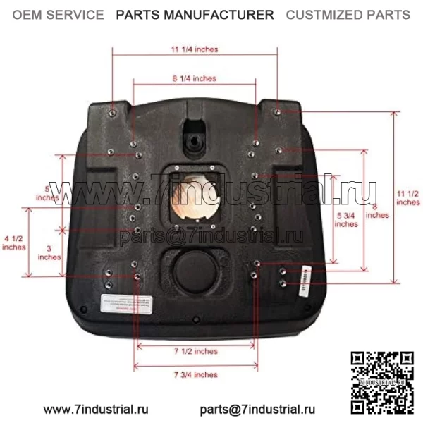 (2) Желтые сиденья с ВЫСОКОЙ спинкой для John Deere Gator XUV 620i, 850D, 550, 550 S4 UTV - Image 3