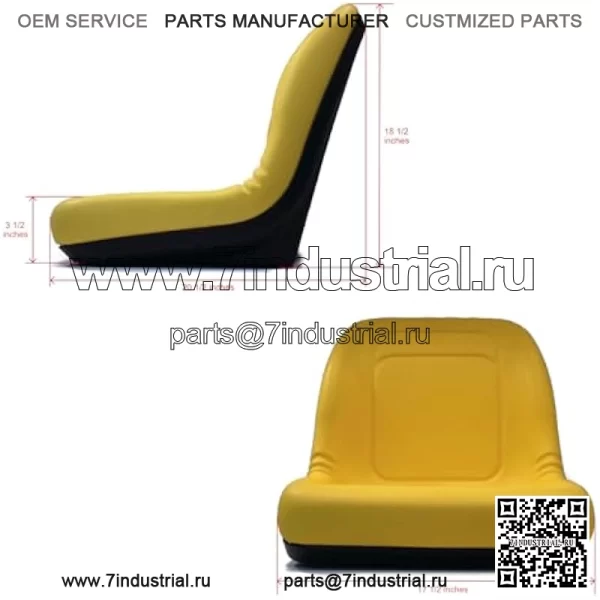 СИДЕНЬЯ JOHN DEERE GATOR 2 X (ДВА СИДЕНЬЯ) AM129969 6X4 4X4 4X2 CX E TE TH TRAIL TURF - Image 2