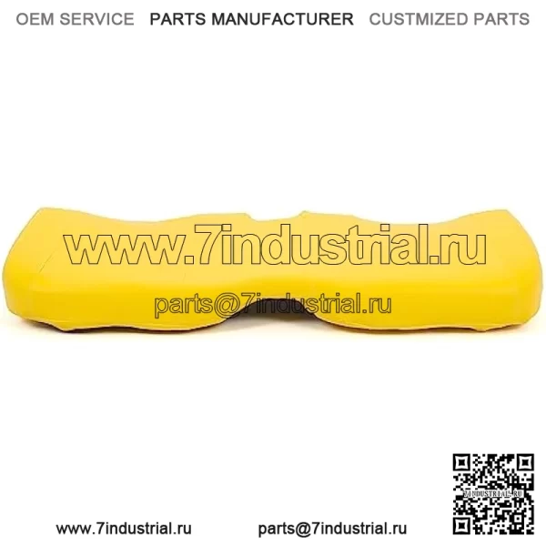 Нижняя подушка сиденья совместима с John Deere XUV 615E 625i 815E 825E 825i 825M 855D 855E 855M S4 Замена Gator для AM140624 Желтый - Image 2