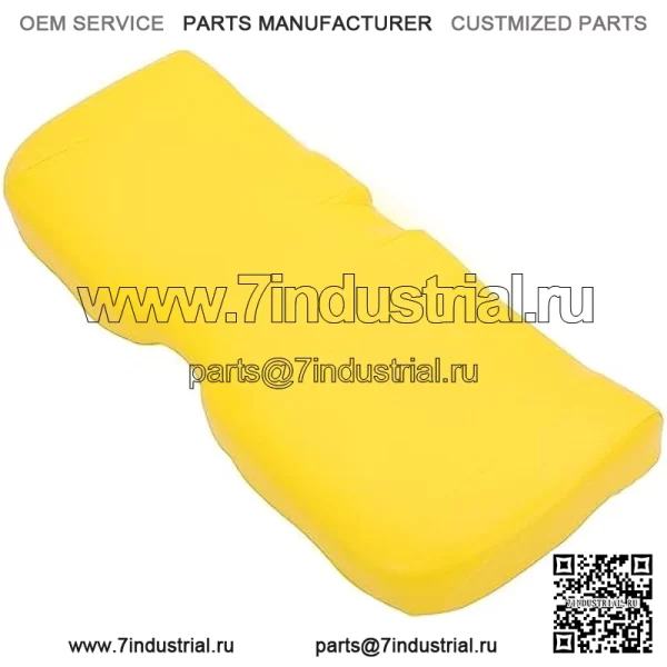 Нижняя подушка сиденья совместима с John Deere XUV 615E 625i 815E 825E 825i 825M 855D 855E 855M S4 Замена Gator для AM140624 Желтый - Image 4