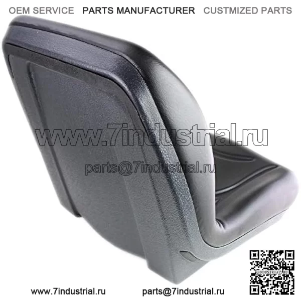 Два черных сиденья E-AM126149 (2 шт.) для John Deere Gator со сливным отверстием (M-Gator, E, Turf, TX 4X2, TH Turf, XUV550, 4X4 HPX, 4X2 Trail, 6X4 Trail++) - Image 4