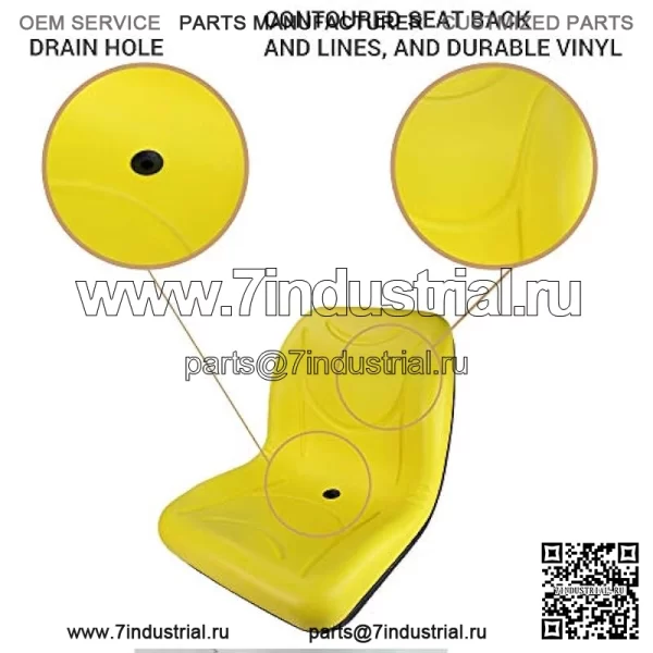 E-AM140211 Сиденье DirectFit для John Deere Gators TX Gator (серийный номер 100001 >), TH Gator (серийный номер 100001 >), TE Gator (серийный номер 100001 >) - Image 2