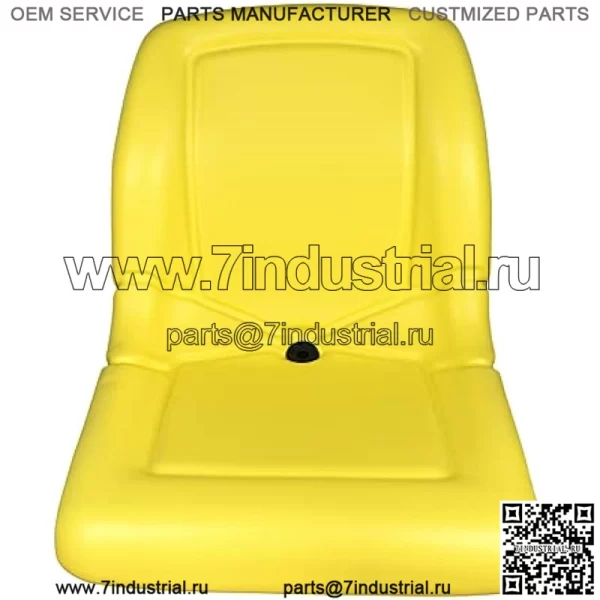 СИДЕНИЯ TRAC (2 сиденья) Желтое сиденье для John Deere Gator CS TS TX 4X2 AM133476 — сиденья с высокой спинкой - Image 2