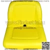 TRAC SEATS (2 сиденья) Желтое сиденье для John Deere Gator CS TS TX 4X2-15 дюймов, спинка — AM133476 - Image 4