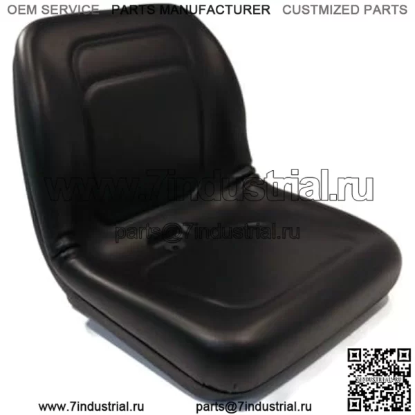 Черное сиденье с высокой спинкой подходит для John Deere Gator CS, CX, 4x2 HPX, 4x4HPX, 4x4 Trail HPX - Image 4