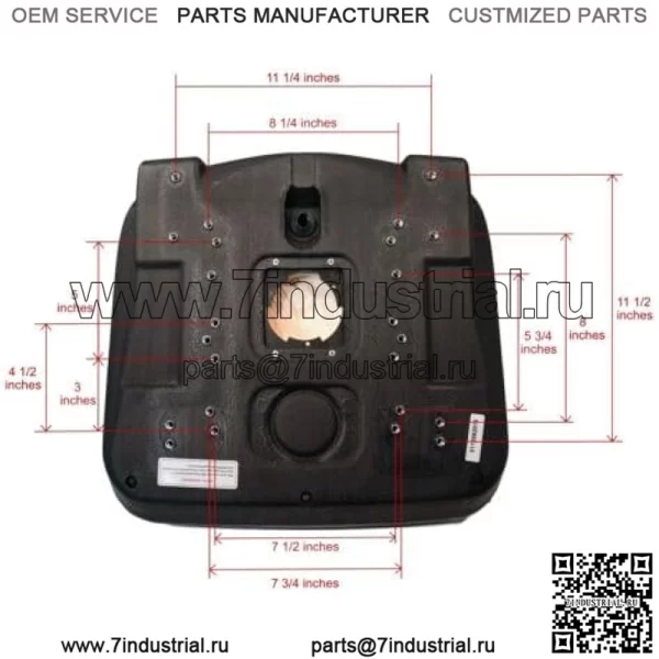 Серое сиденье с высокой спинкой подходит для John Deere Gator CS, CX, 4x2 HPX, 4x4HPX, 4x4 Trail HPX - Image 3