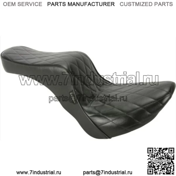 Le Pera Diamond Stitch Black Cherokee Step 2 Up Driver Seat Harley 18+ Softail (Для: Harley-Davidson)