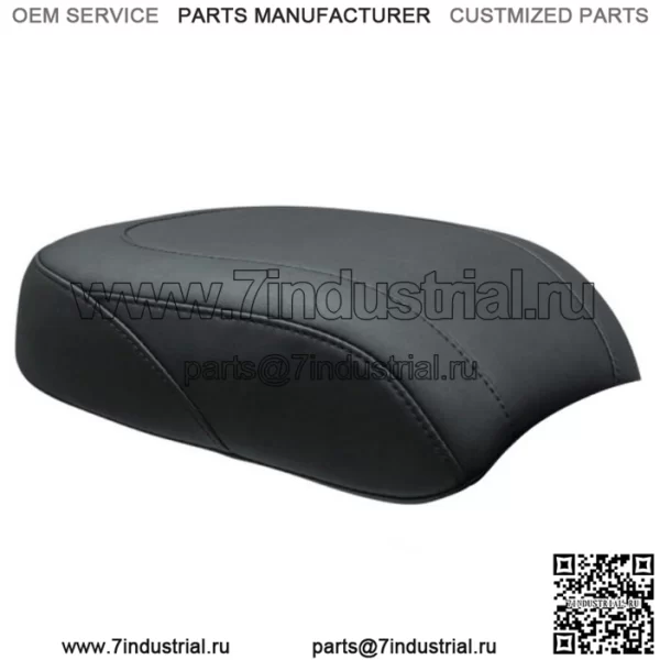 Mustang Black Wide Tripper Back Passenger Rear Seat Harley Softail Street Bob 18 (Для: Harley-Davidson)
